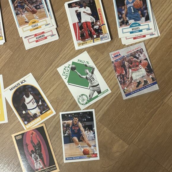 Vintage Basketball Card Lot 1990’s Topps Fleer Jordan Pippen NBA - Picture 3 of 6